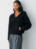 Oryisell Cozy Sweatfleece Perfect Zip Hoodie